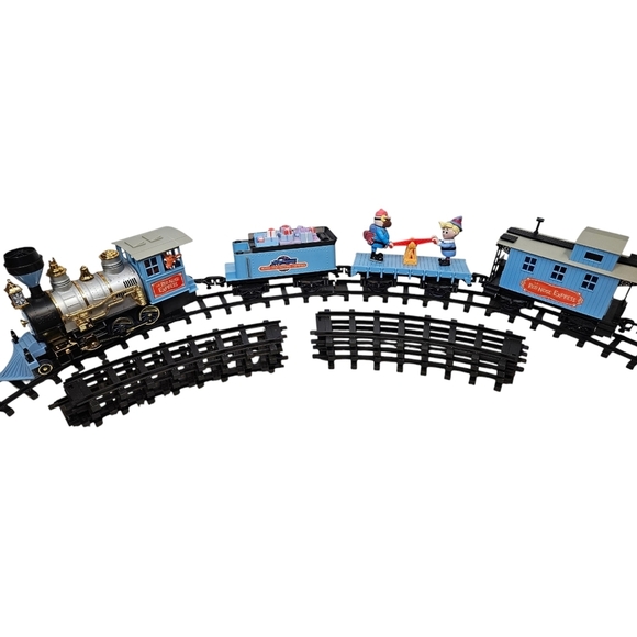 Memory Lane‎ Rudolph Island Of Misfit Toys Rudolph's Red Nose Express Train Set - Picture 16 of 17